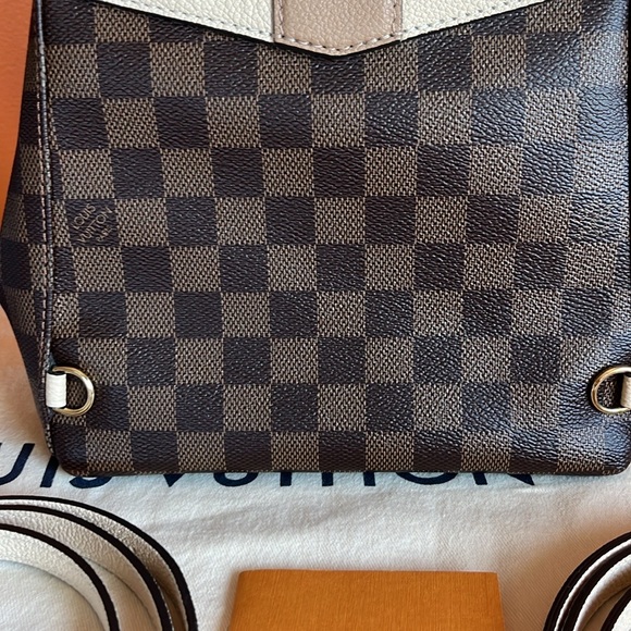 NEW Louis Vuitton Damier Ebene Clapton Creme Backpack with Certified and D/B. - Picture 9 of 14